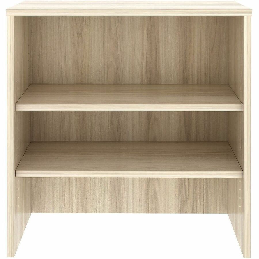 Lorell Essentials Stack-On Bookshelf - 35.5" Width x 14.8" Depth x 36" Height - Stackable - Modern Elm - Assembly Requir