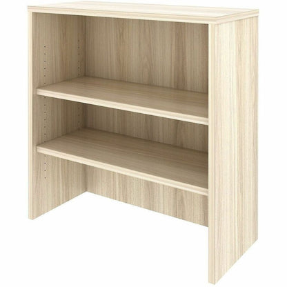 Lorell Essentials Stack-On Bookshelf - 35.5" Width x 14.8" Depth x 36" Height - Stackable - Modern Elm - Assembly Requir