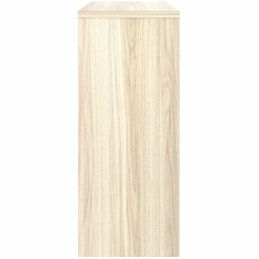 Lorell Essentials Stack-On Bookshelf - 35.5" Width x 14.8" Depth x 36" Height - Stackable - Modern Elm - Assembly Requir