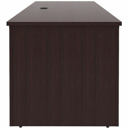 Lorell Essentials 72" Sit-to-Stand Desk Shell - 49" Height x 72" Width x 29" Depth, 1" Thickness Top - Finish: Espresso,