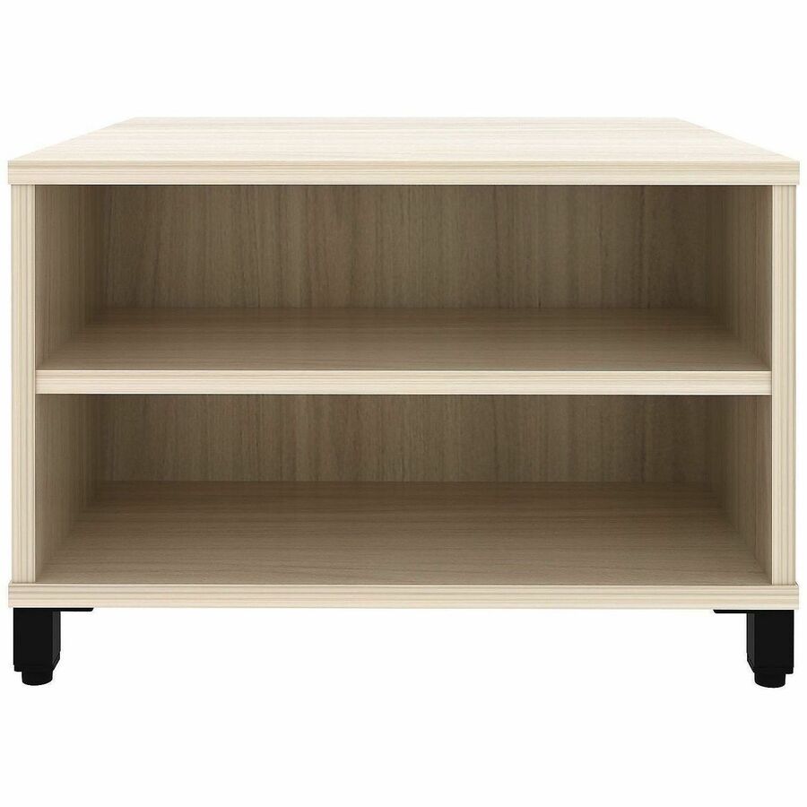 Lorell Modular Reception Table - Square Top - Height Adjustable - 24" Table Top Width x 24" Table Top Depth - 20" Height