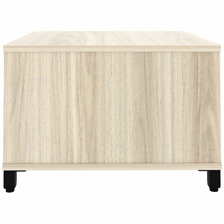 Lorell Modular Reception Table - Square Top - Height Adjustable - 24" Table Top Width x 24" Table Top Depth - 20" Height