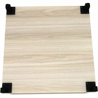 Lorell Modular Reception Table - Square Top - Height Adjustable - 24" Table Top Width x 24" Table Top Depth - 20" Height