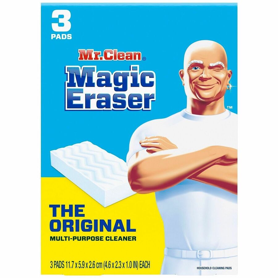 Mr. Clean Magic Erasers - For Multipurpose, Multi Surface - Pad - 12 / Carton