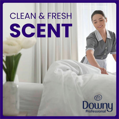 Downy Pro. Fabric Softener - For Multipurpose - Ready-To-Use - Liquid - 140 fl oz (4.4 quart) - Clean & Fresh Scent - 19