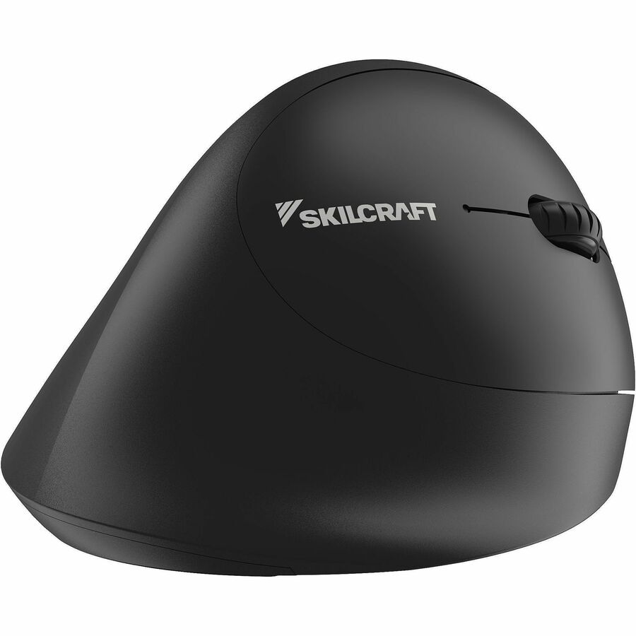 SKILCRAFT® 2.40GHz and Bluetooth Wireless Vertical Computer Mouse - Wireless - Bluetooth/Radio Frequency - 2.40 GHz - Bl