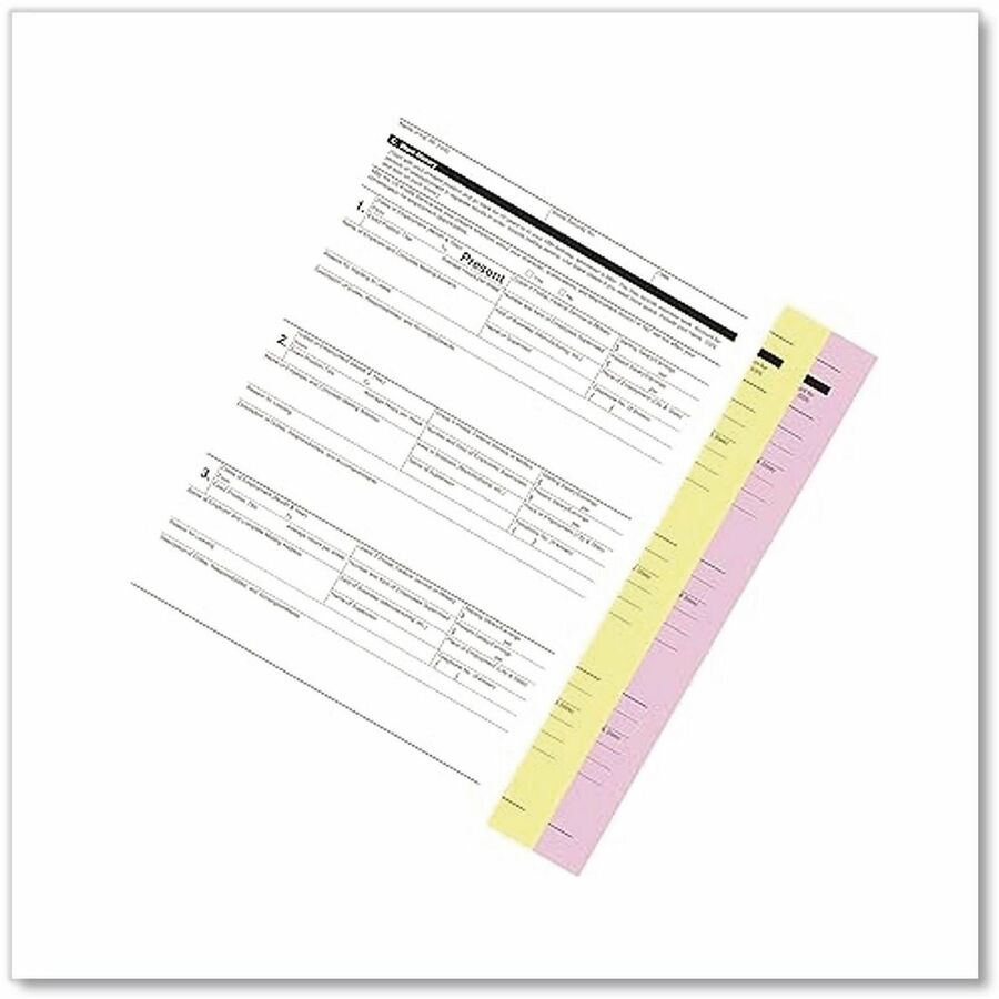 ICONEX Carbonless Paper - Letter - 8 1/2" x 11" - White - 5010 / Carton
