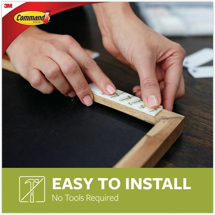Command Medium Adhesive Picture Hanging Strips - 6 lb (2.72 kg) Capacity - 0.7" Width x 2.8" Length - Adhesive - Medium 