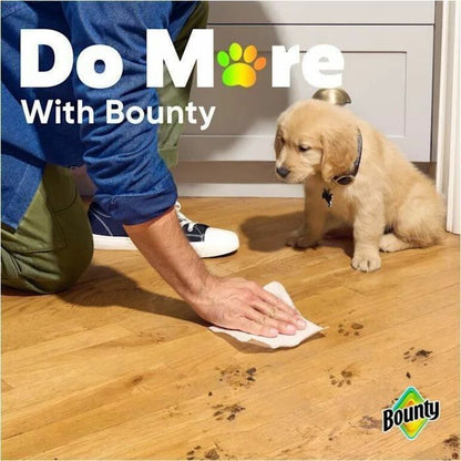 Bounty Select-A-Size Paper Towels - 2 Ply - 123 Sheets/Roll - Diamond Texture - White - Paper - 6 / Carton