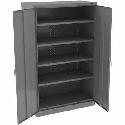Tennsco Jumbo Storage Cabinet - 48" Width x 24" Depth x 78" Height - 4 x Shelf(ves) - 2 x Standard Door(s) - 1 Carton