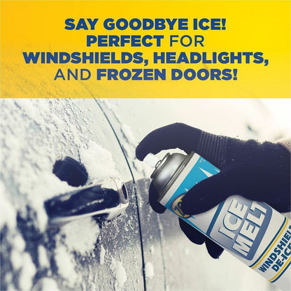 Zep Commercial Ice Melt Aerosol De-Icer for Windshields and Windows - 20 oz. - 20 fl oz - 12 / Each