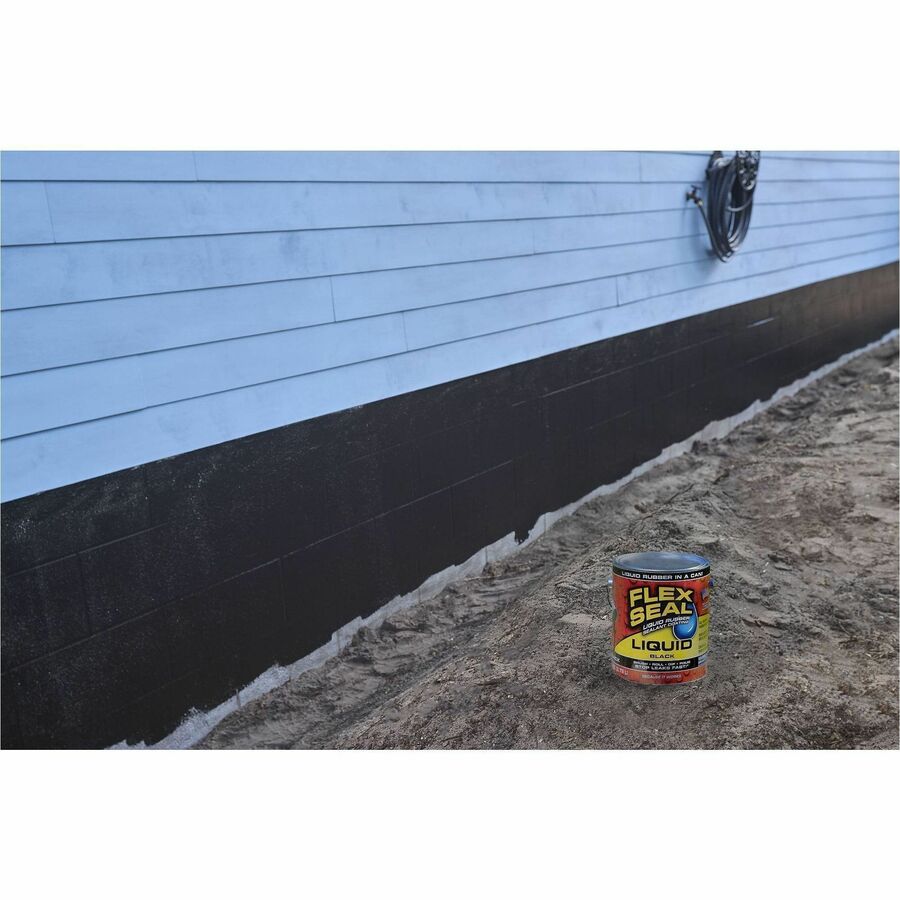 FLEX SEAL Sealant - Synthetic Rubber - Black - 8 lb - 1