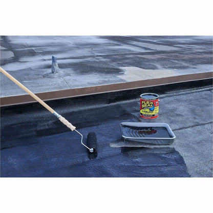 FLEX SEAL Sealant - Synthetic Rubber - Black - 8 lb - 1