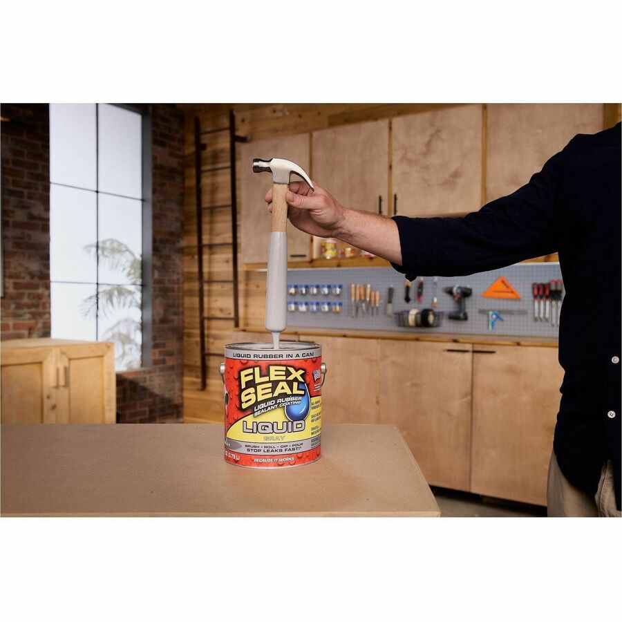 FLEX SEAL Sealant - Synthetic Rubber - Clear - 8 lb - 1