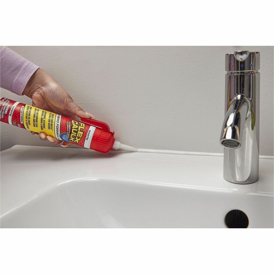 FLEX SEAL Advanced High-Performance Caulk - White - 0.41 lb - 1