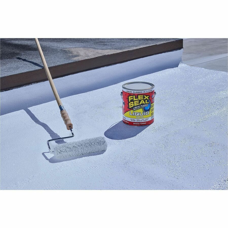 FLEX SEAL Sealant - Synthetic Rubber - White - 8 lb - 1