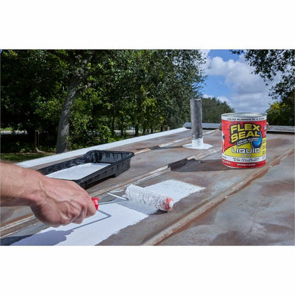 FLEX SEAL Sealant - Synthetic Rubber - White - 8 lb - 1