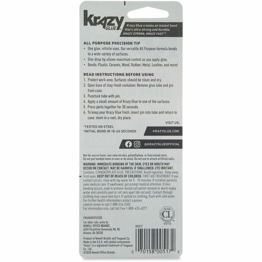 Krazy Glue Super Glue - 2 / Each