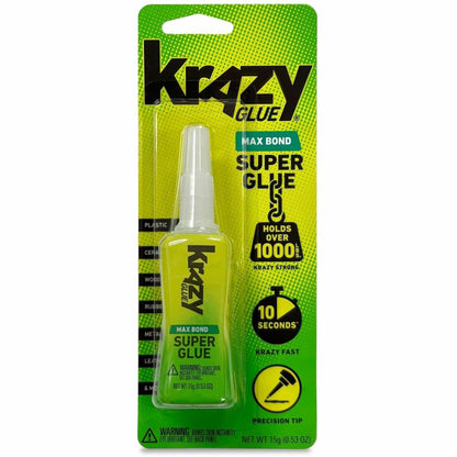 Krazy Glue Max Bond Super Glue - 0.53 oz - 1 Each