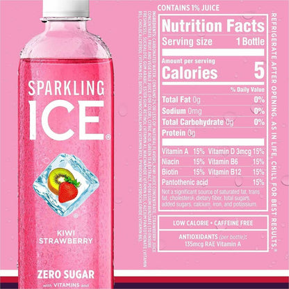 Talking Rain Sparkling ICE Purple-Variety Flavor Sparkling Water - Sugar Free - 1.06 lb - 12 / Carton