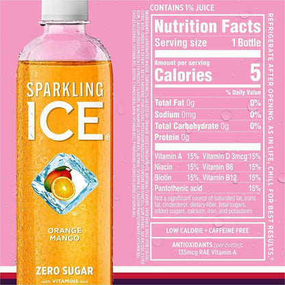 Talking Rain Sparkling ICE Purple-Variety Flavor Sparkling Water - Sugar Free - 1.06 lb - 12 / Carton