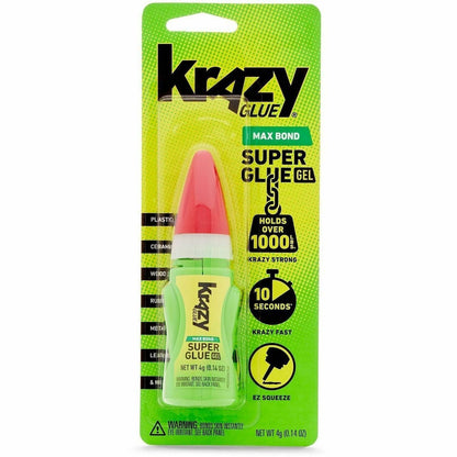 Krazy Glue Max Bond Super Glue - 0.14 oz - 1 Each