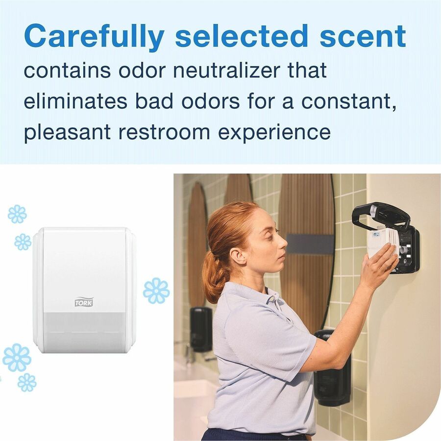 TORK Constant Air Fresheners Blossom Scent - 1.1 fl oz (0 quart) - Blossom - Odor Neutralizer - 6 / Carton