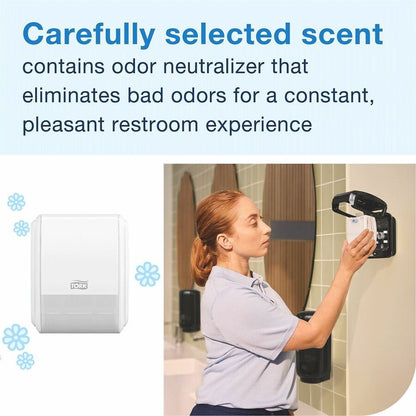 TORK Constant Air Fresheners Blossom Scent - 1.1 fl oz (0 quart) - Blossom - Odor Neutralizer - 6 / Carton