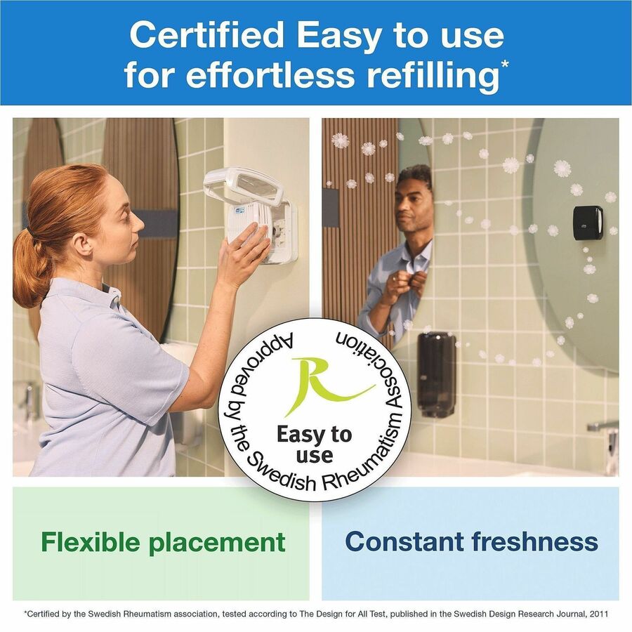 TORK Constant Air Fresheners Blossom Scent - 1.1 fl oz (0 quart) - Blossom - Odor Neutralizer - 6 / Carton