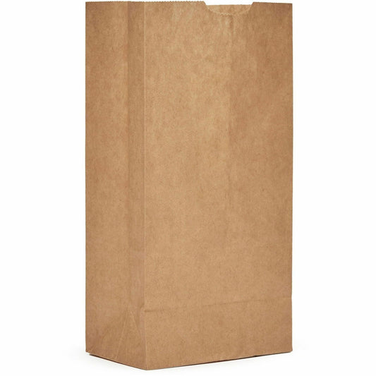 AJM #4 Extra Heavy-Duty Kraft Paper Grocery Bags - #4 - Natural Kraft - Paper - Grocery, Supplies - 500 / Carton