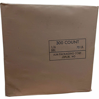 AJM 1/6 BBL #70 Kraft Paper Grocery Sacks - #70 - 6.72 gal Capacity - Natural Kraft - Paper - Foodservice, Grocery, Supp