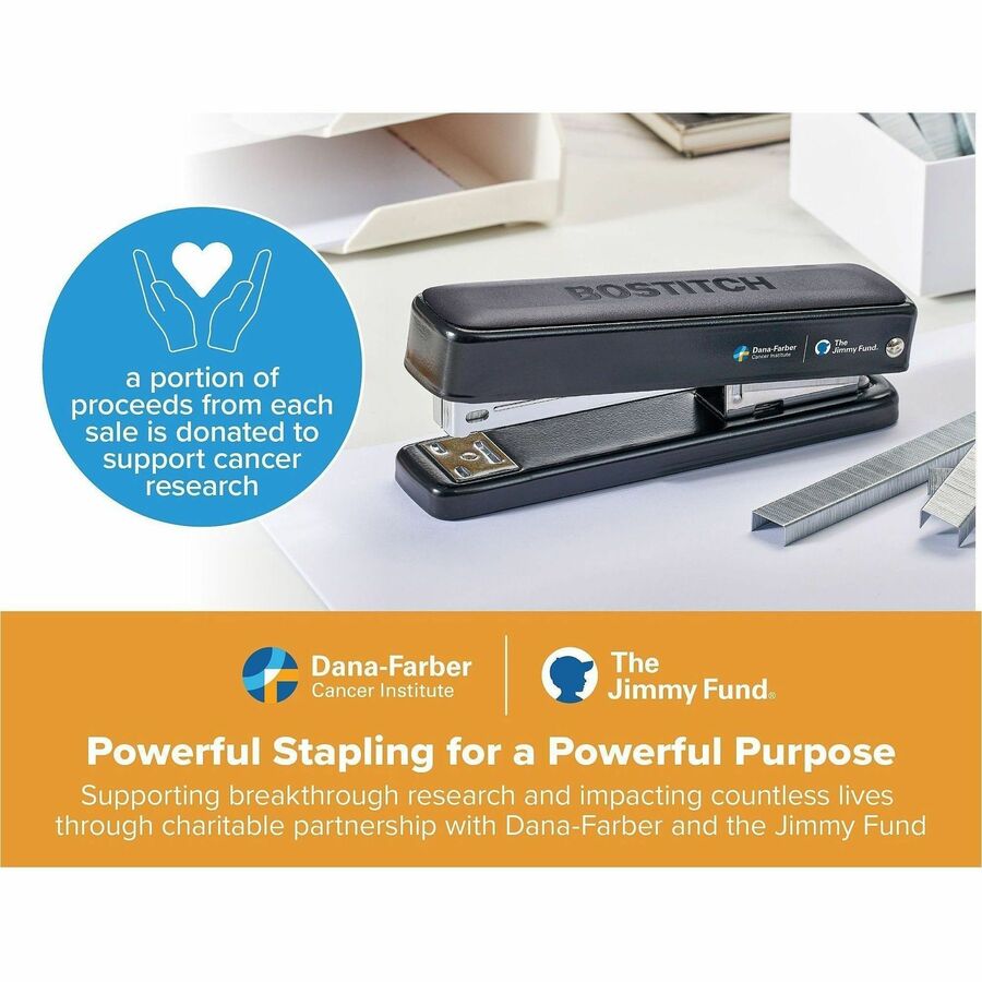 Bostitch Titan Heavy-Duty Stapler Value Pack - Staples Upto 50 Sheet - Staple Size: 0.25" , 0.31" - Black - Metal, Rubbe