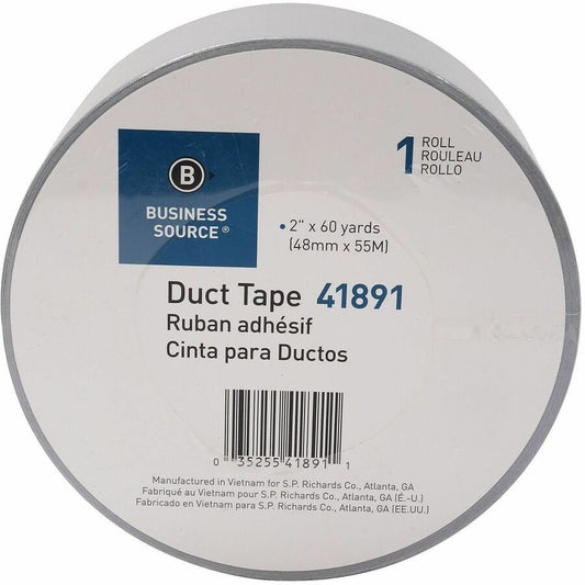 Business Source General-purpose Duct Tape - 60 yd Length x 2" Width x 9 mil Thickness - Gray - 1 Roll