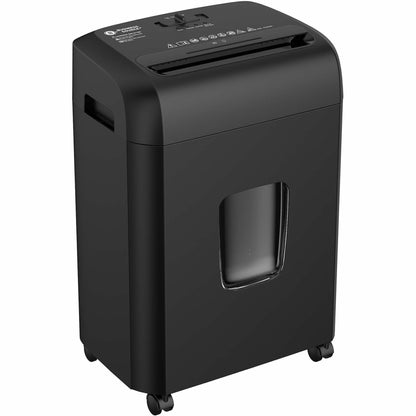 Business Source 5.3-Gallon Bin Cross-cut Shredder - Cross Cut - 16 Per Pass - for shredding Paper, Staples, Credit Card 