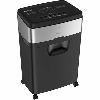 Business Source 6.6-Gallon Bin Cross-Cut Shredder - Cross Cut - 20 Per Pass - for shredding Paper, Staples, Credit Card 