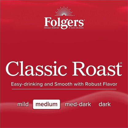 Folgers® Filter Pack Classic Roast Ground Coffee Filter Packs - Filter Pack - Classic - 40 / Carton