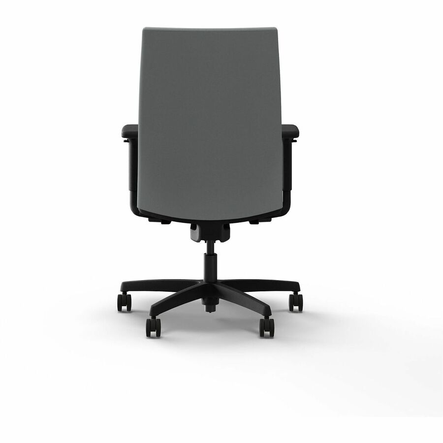 HON Ignition 2.0 Upholstered Back Task Chairs - Gray Seat Color - Vinyl Seat Material - Black Back Color - Vinyl Back Ma