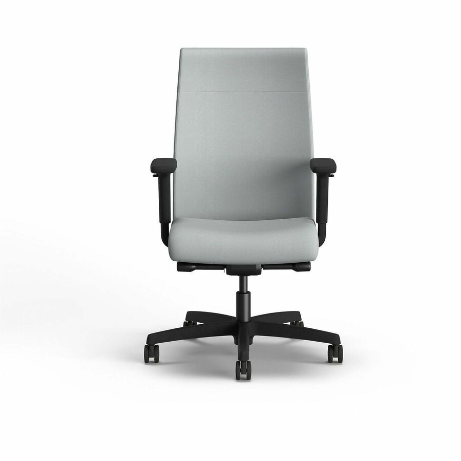 HON Ignition 2.0 Upholstered Back Task Chairs - Gray Seat Color - Vinyl Seat Material - Black Back Color - Vinyl Back Ma