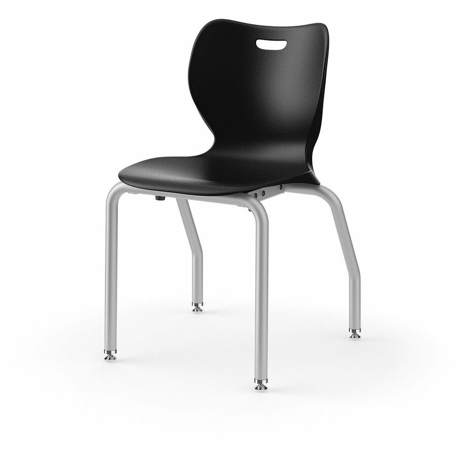 HON SmartLink 4-Leg Chair - Finish: Black - For Guest Room - 4 / Carton