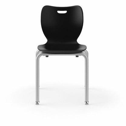 HON SmartLink 4-Leg Chair - Finish: Black - For Guest Room - 4 / Carton