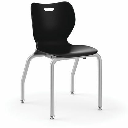 HON SmartLink 4-Leg Chair - Finish: Black - For Guest Room - 4 / Carton
