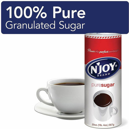 N'JOY Sugar Canister - Cane Sugar Flavor - Natural Sweetener - 3 / Pack
