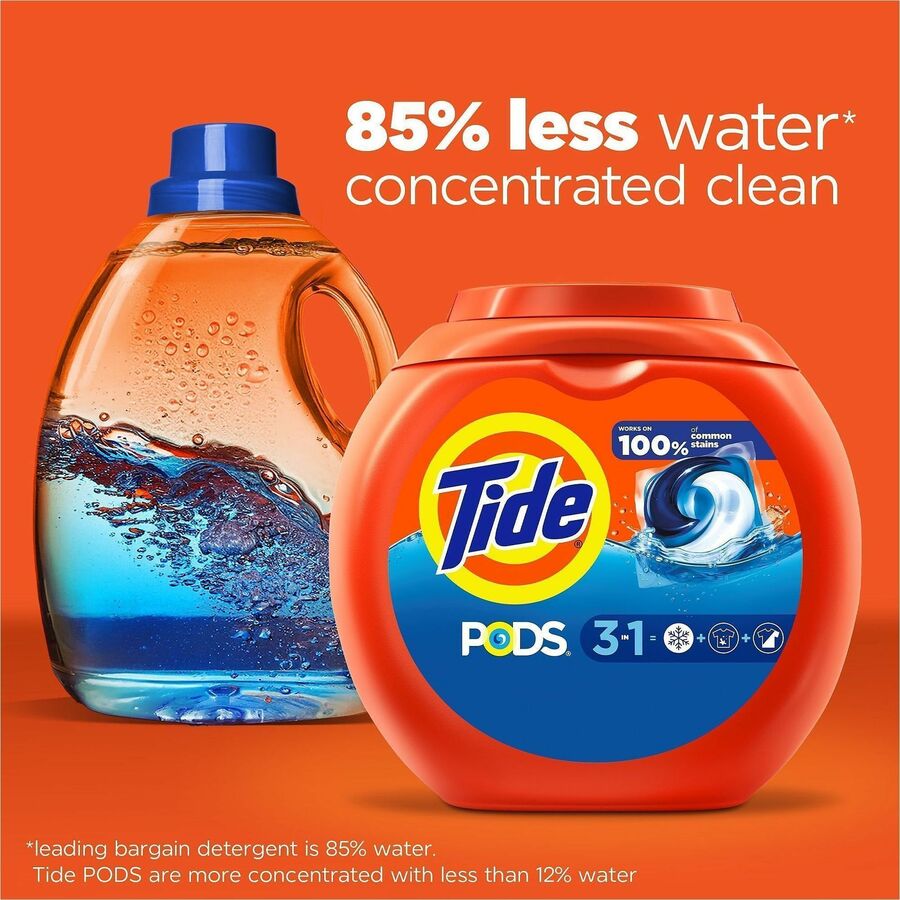 Tide Pods Laundry Detergent - For Laundry, Washing Machine, Clothes, Fabric - Concentrate - Pod - Original Fresh Scent -
