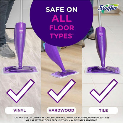 Swiffer WetJet MultiSurface Cleaner - For Multi Surface - 40.6 fl oz (1.3 quart) - 4 / Carton