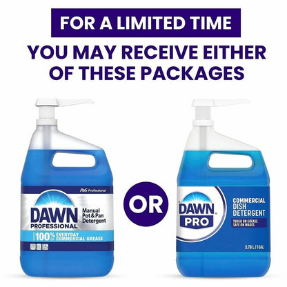 Dawn Commercial Concentrated Pump Dish Detergent - For Multipurpose - Concentrate - Liquid - 128 fl oz (4 quart) - Origi