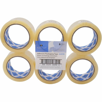 Sparco Premium Heavy-duty Packaging Tape Roll - 55 yd Length x 1.88" Width x 3 mil Thickness - 3" Core - Clear - Acrylic