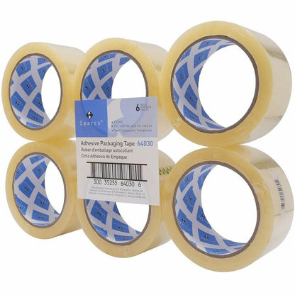 Sparco Premium Heavy-duty Packaging Tape Roll - 55 yd Length x 1.88" Width x 3 mil Thickness - 3" Core - Clear - Acrylic
