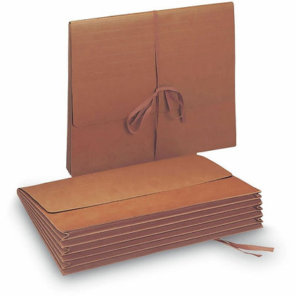Smead Recycled Expanding File - Redrope - Brown - Durable, Tear Resistant, Reinforced Top, Gusset, Flap - 30% Recycled -