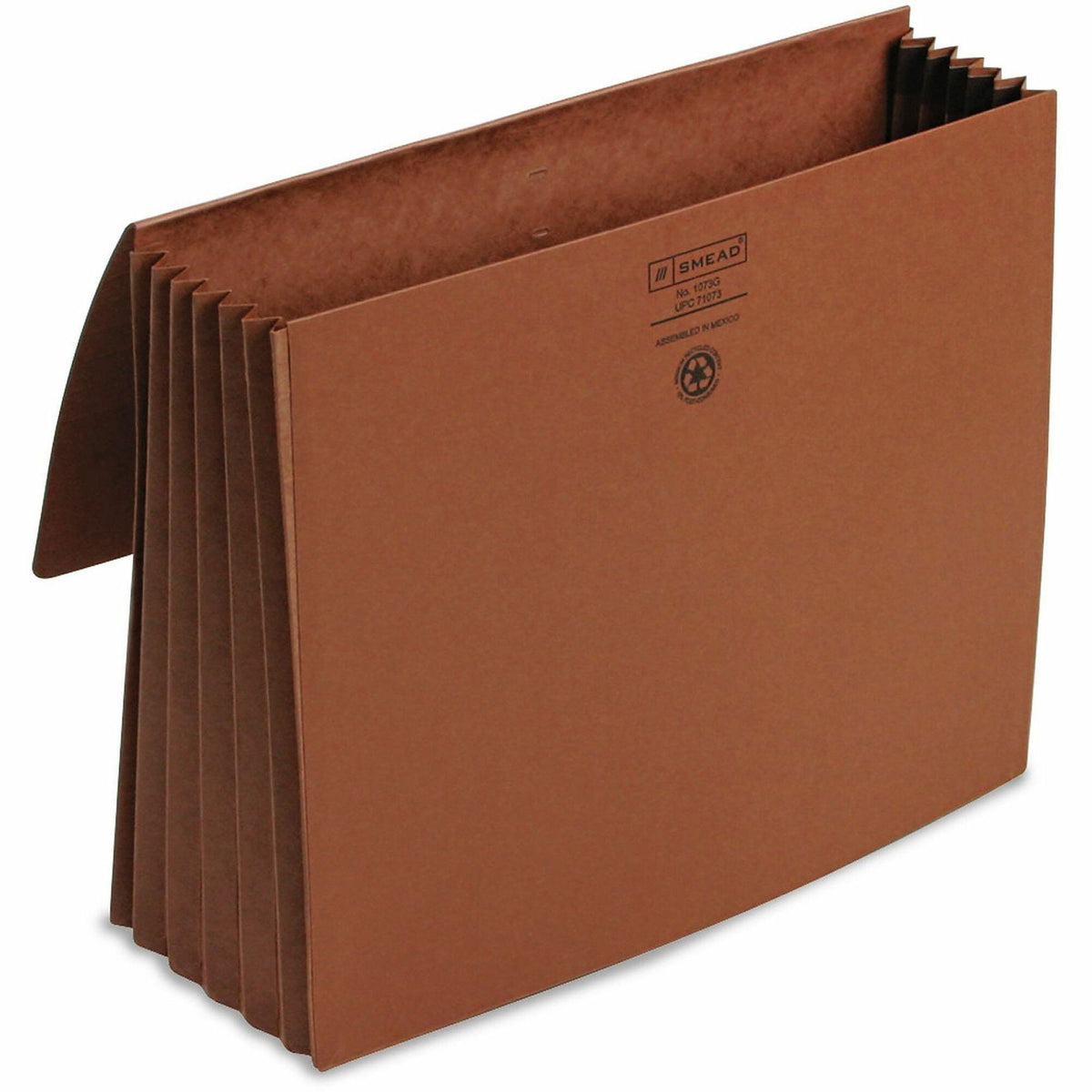 Smead Recycled Expanding File - Redrope - Brown - Durable, Tear Resistant, Reinforced Top, Gusset, Flap - 30% Recycled -