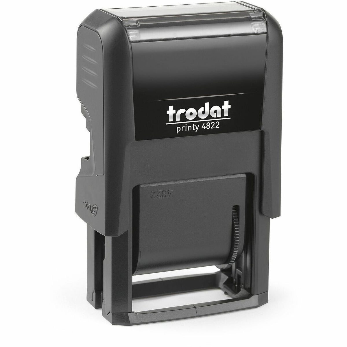 Printy Compact 12-Message Stamp - Phrase or Date - 24" Impression Width x 4" Impression Length - Red - Office, Home - Re
